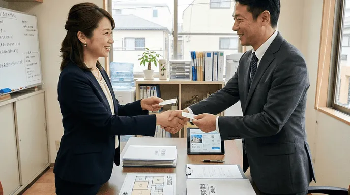 ビジネスミーティング — パートナーとの打ち合わせイメージ